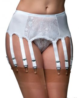 12 Strap Suspender Belt Lace