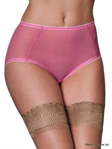 Pink Mesh Knickers